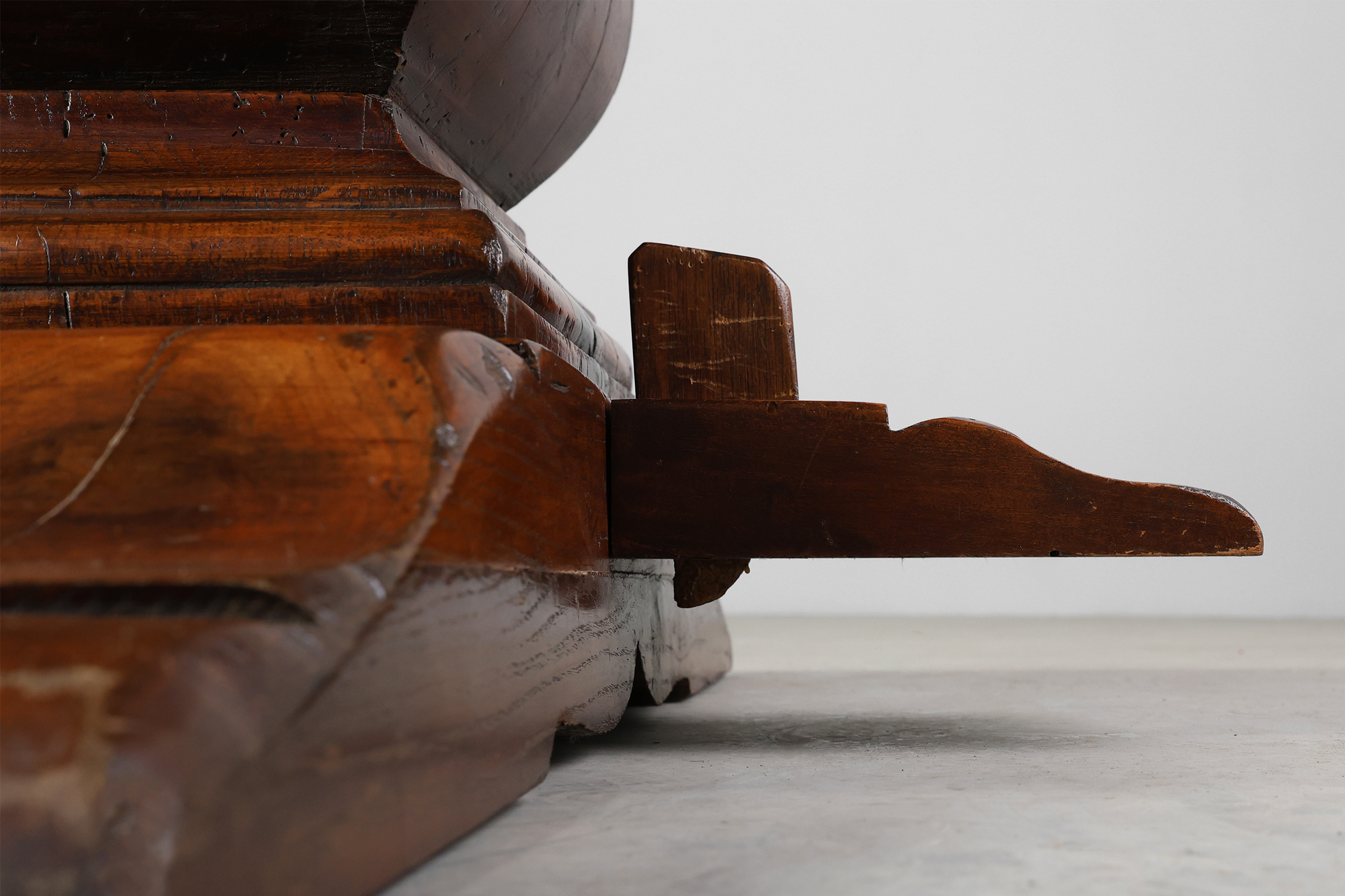 19th Century French Provincial Oak Monastery Dining Tablethumbnail